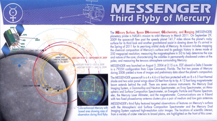 Messenger Flyby of Mercury Laurel MD Sep 29, 2009