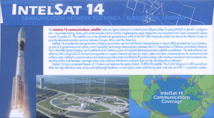 IntelSat 14 CC FL Nov 23, 2009