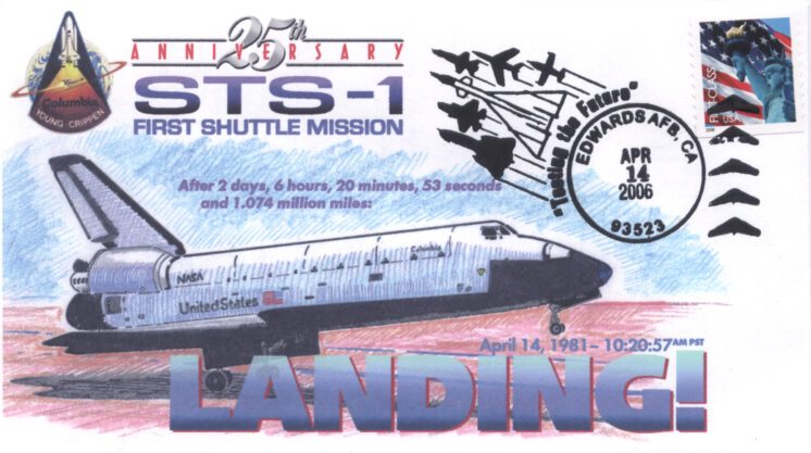 25th Ann Landing STS-1 EAFB CA Apr 14, 2006