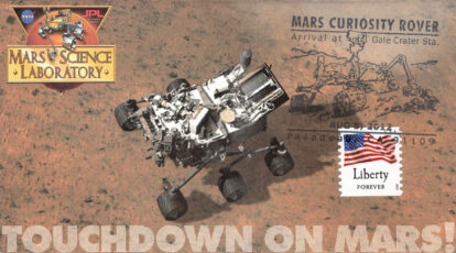 Curiosity Landing Touchdown on Mars Pasadena CA Aug 5 2012