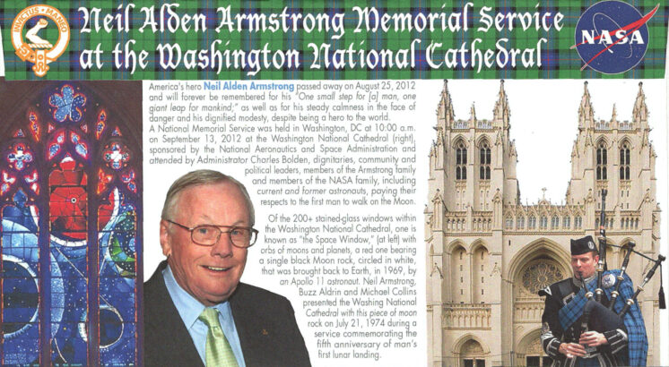 Armstrong Cathedral Memorial Palisade Station Wash DC Sept 13 2012