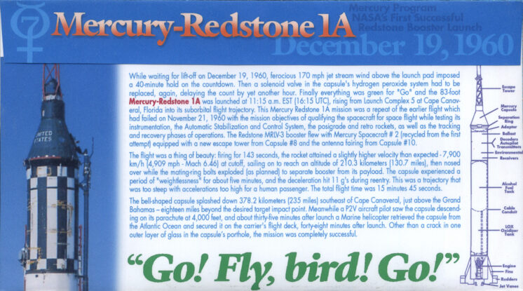 50th Ann Mercury-Redstone 1A CC FL Dec 19, 2020