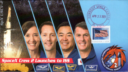 Space X Crew 2 Launches to ISS KSC FL Apr 23, 2021