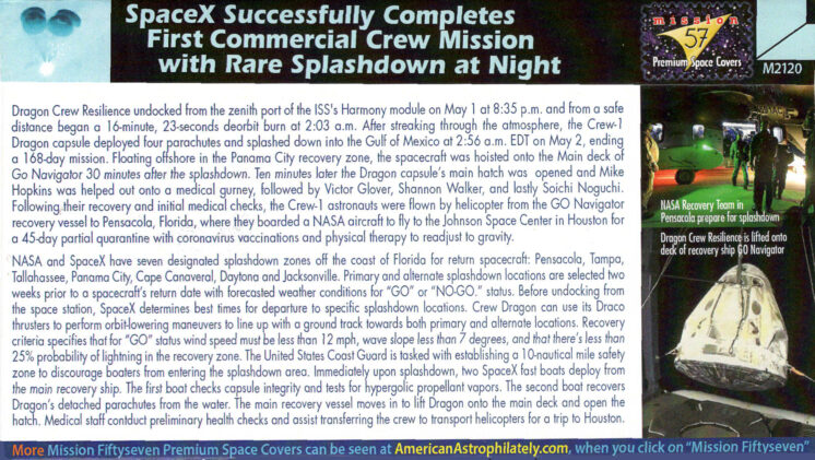 Crew 1 Rare Night Splashdown! NAS Pensacola FL May 2, 2021