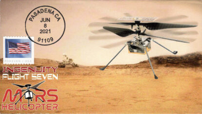 Mars Helicopter Seventh Flight Pasadena CA Jun 8, 2021