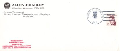 STS-3 Allen-Bradley corner card launch date