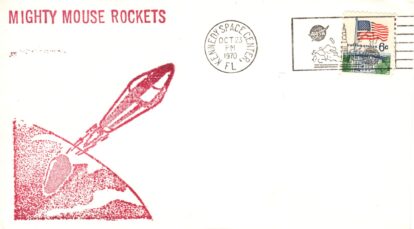 Mighty Mouse Rockets Swanson Cachet