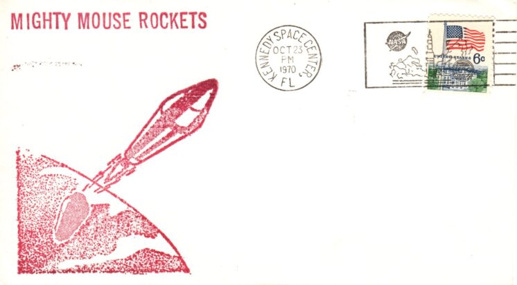 Mighty Mouse Rockets Swanson Cachet