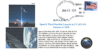 Starlink launch Jan 6, 2020