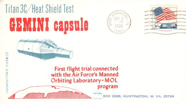 MOL Gemini capsule SpaceCraft cachet