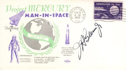 MA-6 vintage Glenn AUTO on SpaceCraft cachet