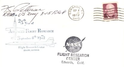 25th Anniv Advanced Flight Research Peterson AUTO