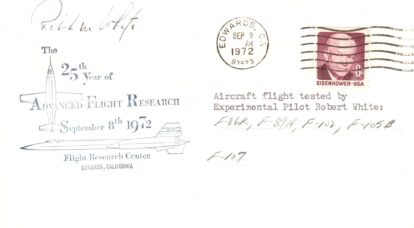 25th Anniv Advanced Flight Research White AUTO