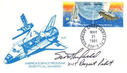 Scott Crossfield AUTO on FDC