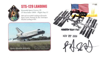 STS-129 landing with autograph