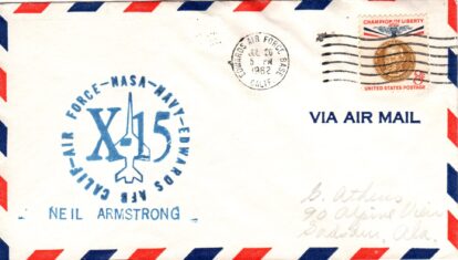 X-15 Neil Armstrong 1962 flight