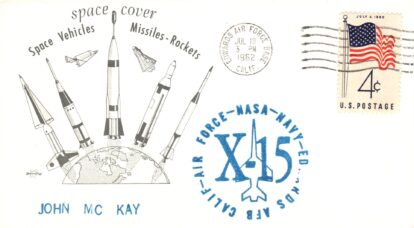 X-15 John McKay with SpaceCraft generic cachet