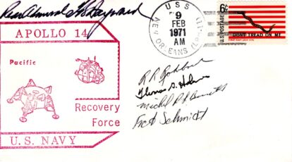 AP-14 PRS w/ RADM and 4 UDT swimmer