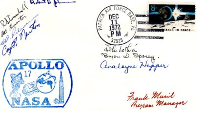 AP-17 PAFB w/ 9 Boeing Lunar Rover team AUTOs