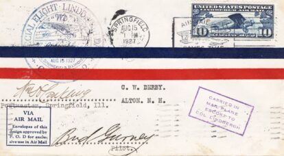 Lindy Special Flight with Conkling and Gurney AUTOs