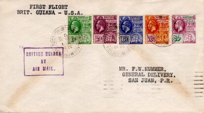 Georgetown to San Juan w/5 colors