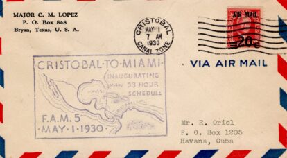 FAM 5 Cristobal to Havana