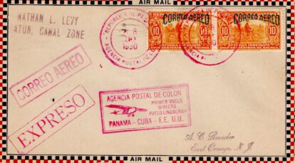 Canal Zone to US on Roessler