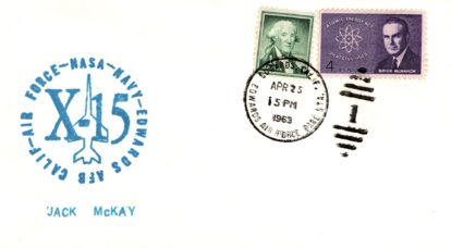 X-15 McKay BSC 1963 with duplex cancel